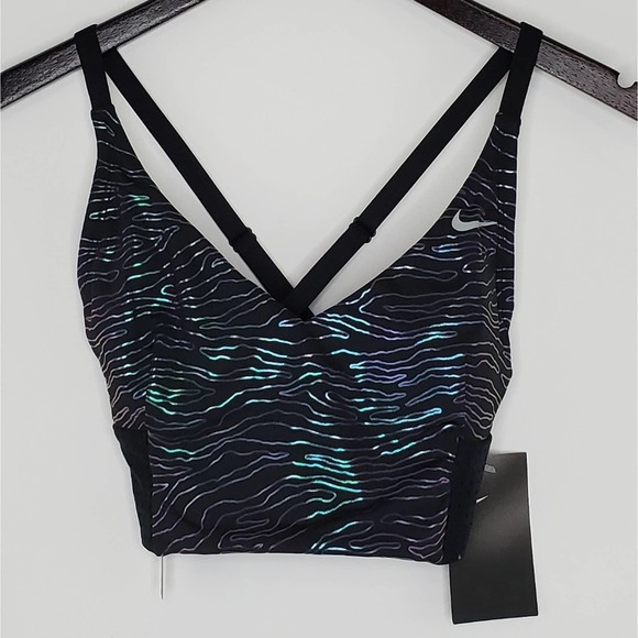 Nike Geo Onyx Cross-Back Midkini Top